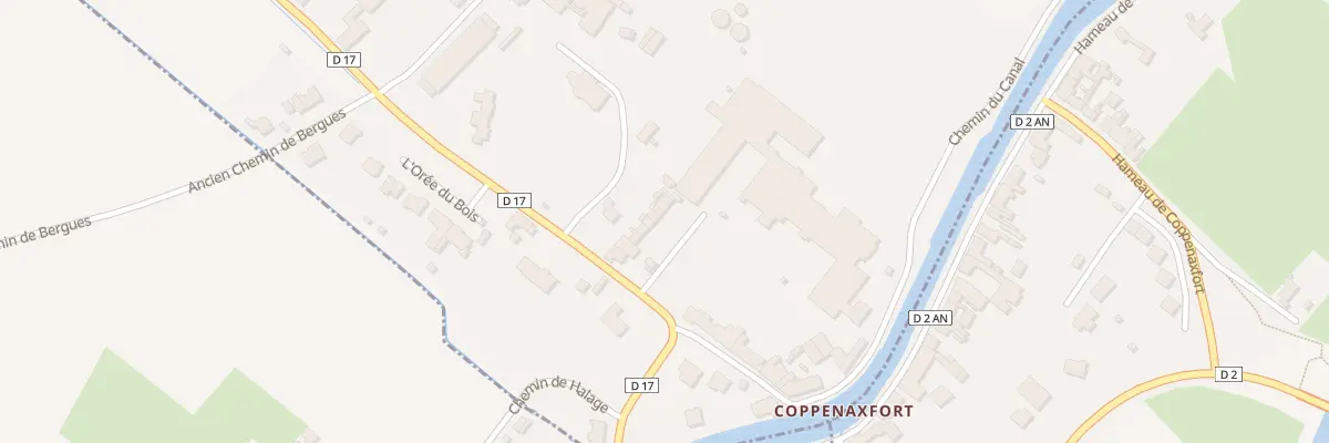 Plan du 2377E Rte de Coppenaxfort Cd 17 à Craywick