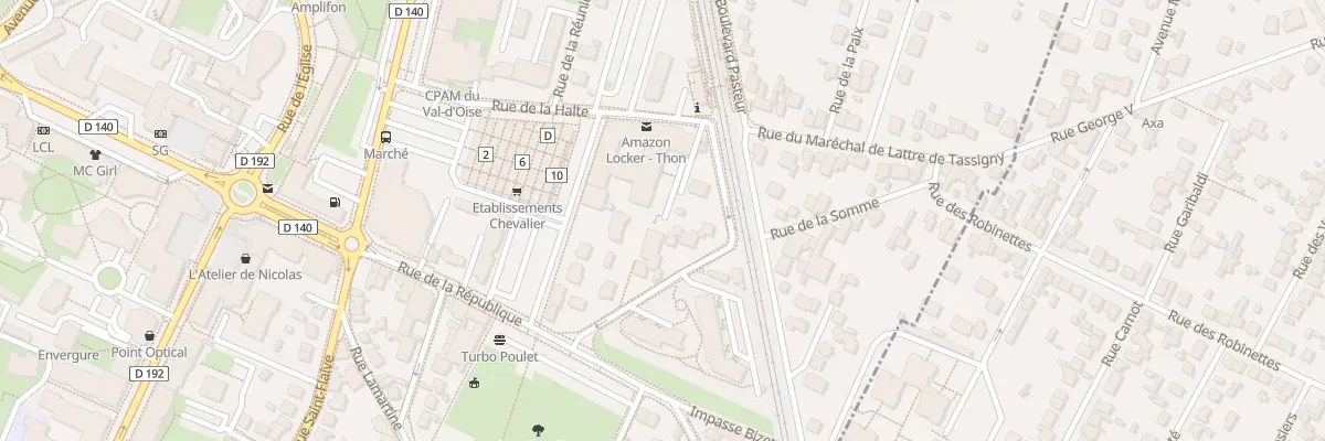 Plan du 12 Rue Jean Mermoz à Ermont