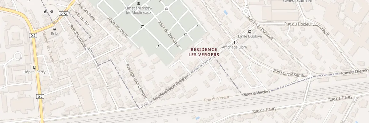 Plan du 36 Rue Ferdinand Buisson à Issy-les-Moulineaux