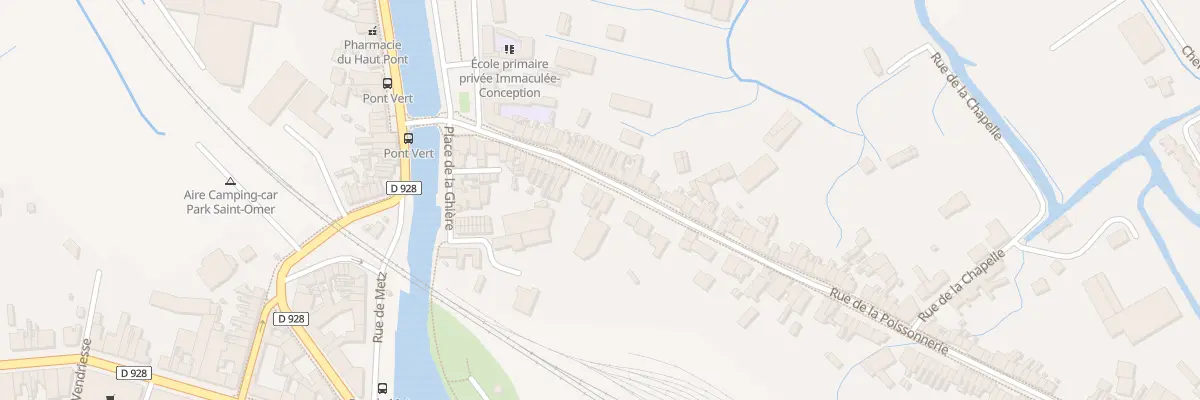 Plan du 29 Rue de la Poissonnerie à Saint-Omer