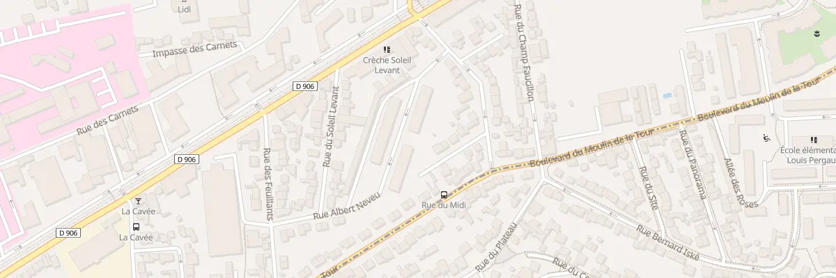 Plan du 4 Rue Albert Neveu à Clamart