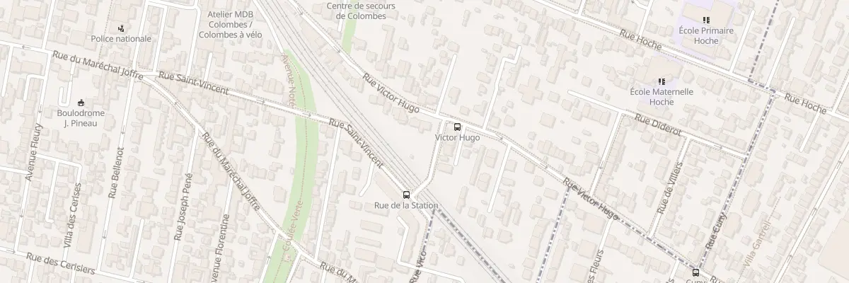 Plan du 36 Rue Victor Hugo à Colombes