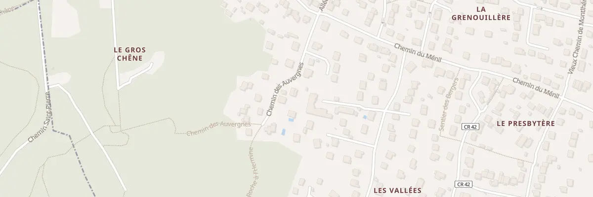 Plan du 7 Che des Auvergnes à La Ville-du-Bois
