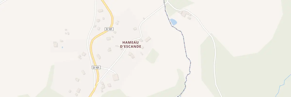 Plan du 17B Hameau d’Escande à Laprade