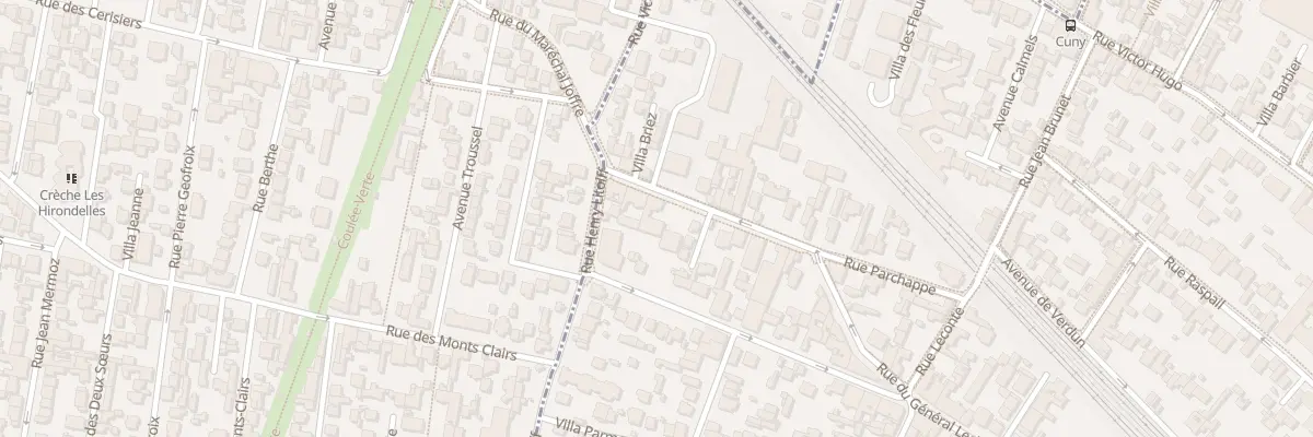 Plan du 129 Rue du Général Leclerc à Bois-Colombes
