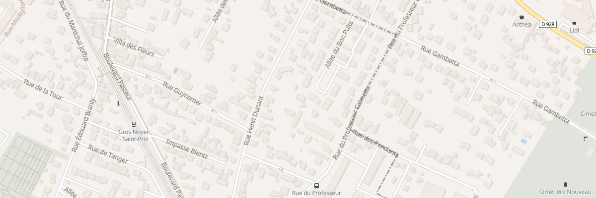 Plan du 280 Rue Henri Dunant à Ermont