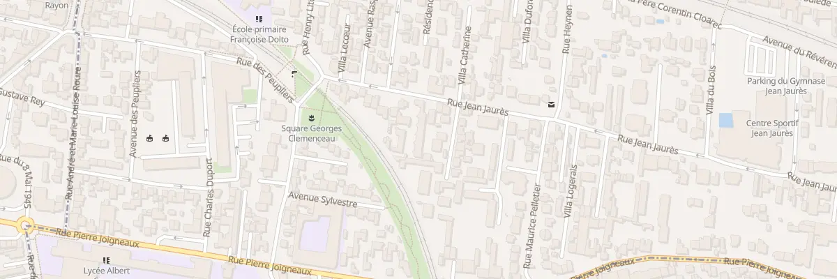 Plan du 109 Rue Jean Jaurès à Bois-Colombes