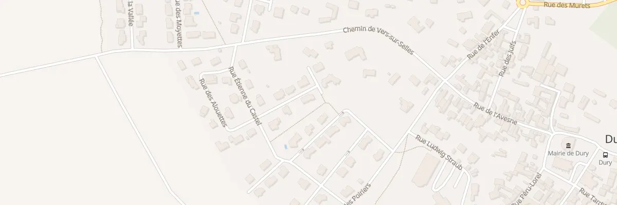 Plan du 6 Rue de l’Arbre à Noix à Dury