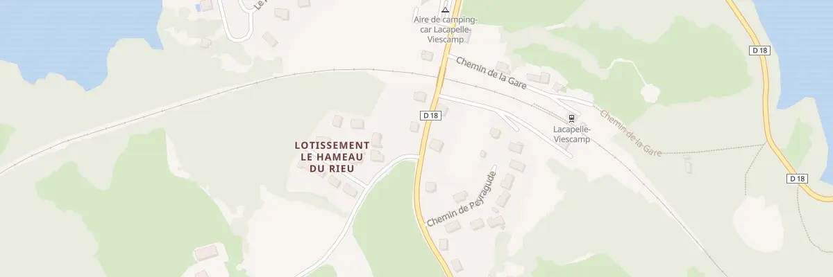 Plan du 1 Rte du Pont de la Marie à Lacapelle-Viescamp