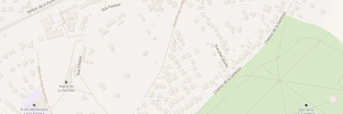 Plan du 25 Rue Paul Langevin à La Norville