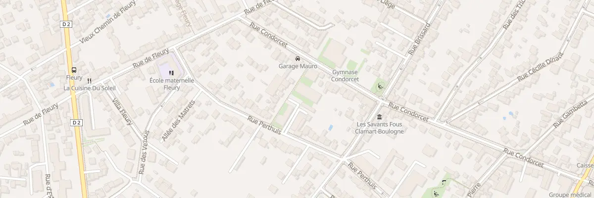 Plan du 75 Rue Condorcet à Clamart