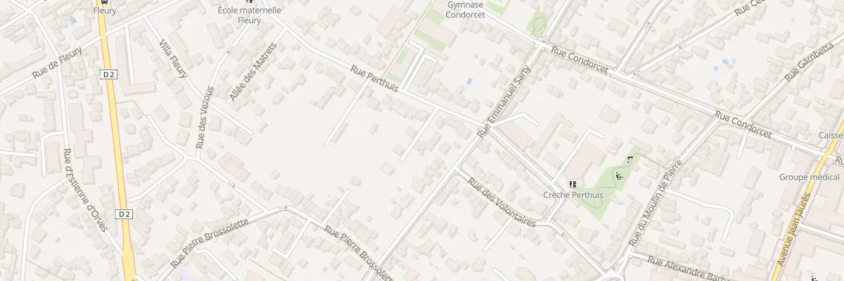 Plan du 37 Rue Perthuis à Clamart