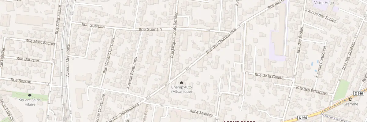 Plan du 51 Rue des Champarons à Colombes