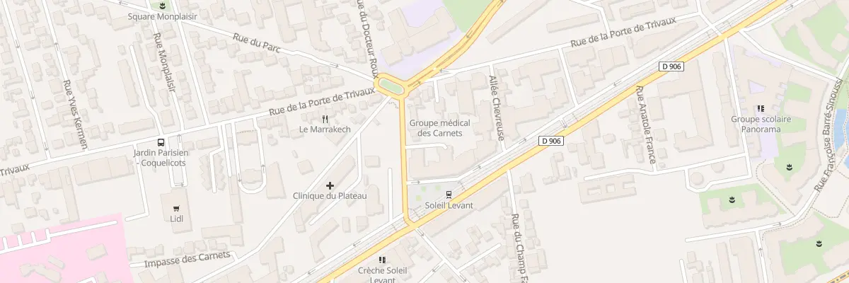 Plan du 124 Av du Gal de Gaulle à Clamart