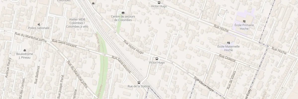 Plan du 71 Rue Victor Hugo à Colombes