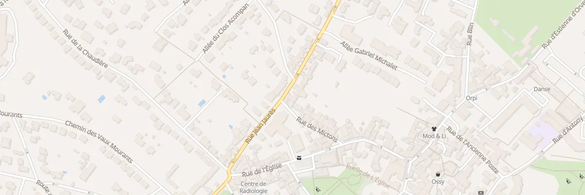 Plan du 14 Rue Jean Jaurès à Verrières-le-Buisson