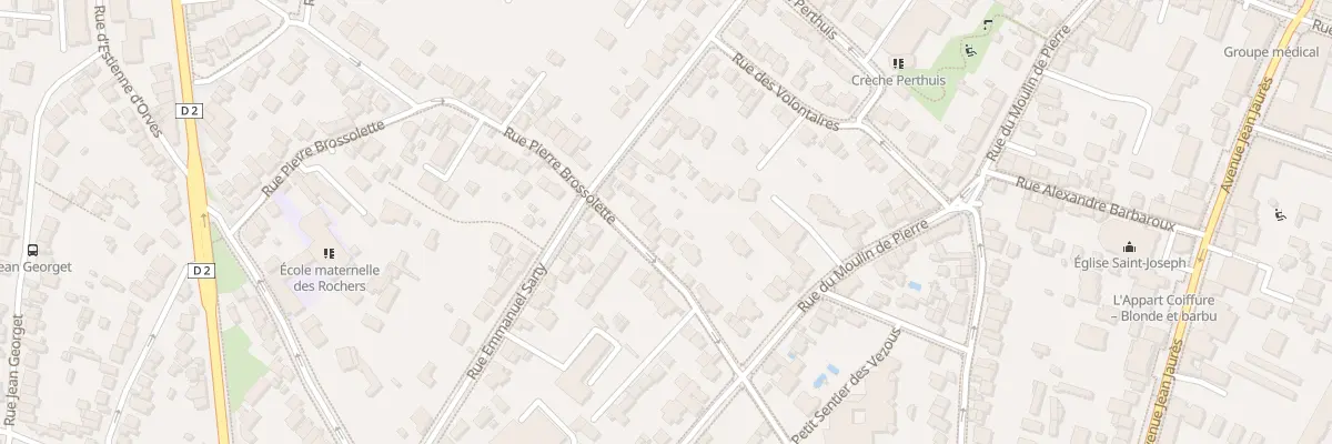 Plan du 68 Rue Pierre Brossolette à Clamart