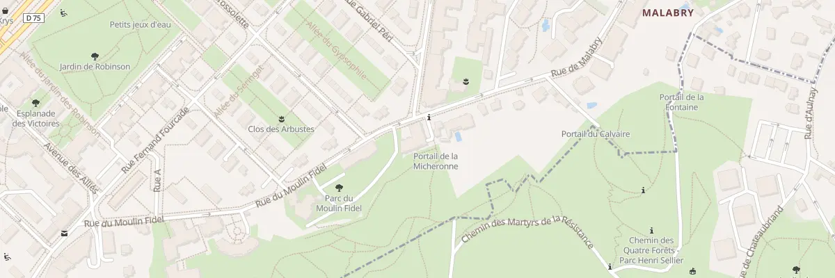 Plan du 80 Rue du Moulin Fidel au Plessis-Robinson
