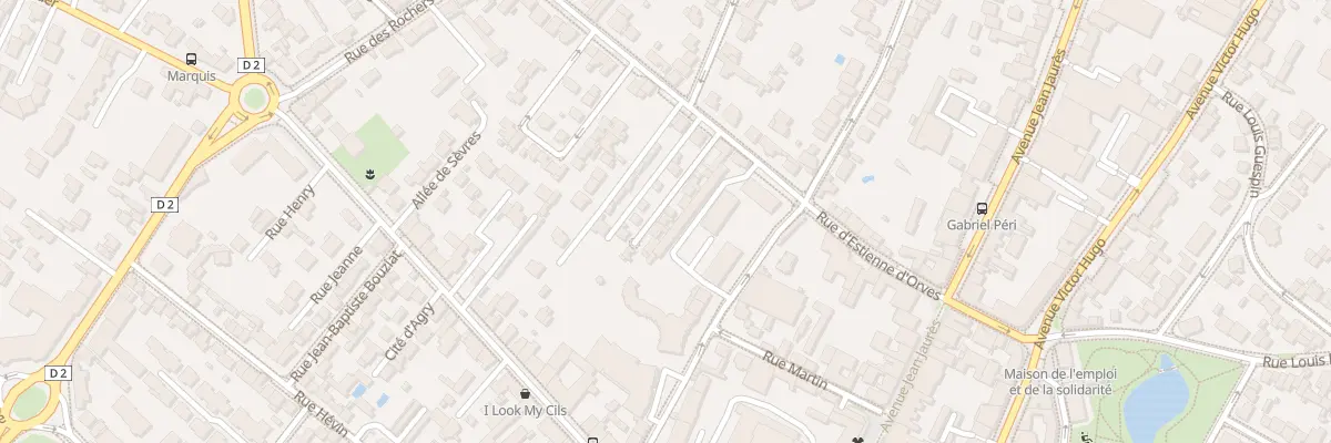 Plan du 11 Vla d’Estienne d’Orves à Clamart
