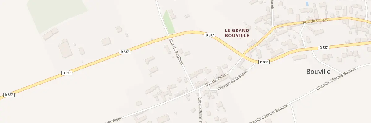 Plan du 2B Rue de Papillon à Bouville