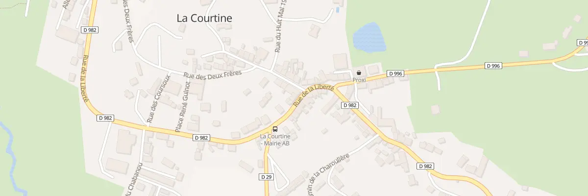 Plan du 10 Rue de la Liberté à La Courtine