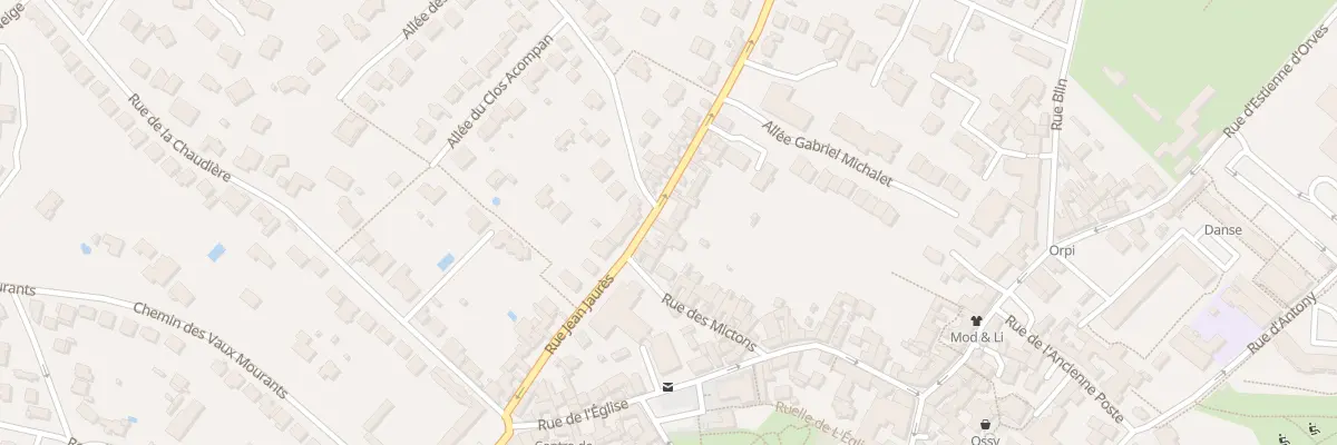Plan du 18 Rue Jean Jaurès à Verrières-le-Buisson