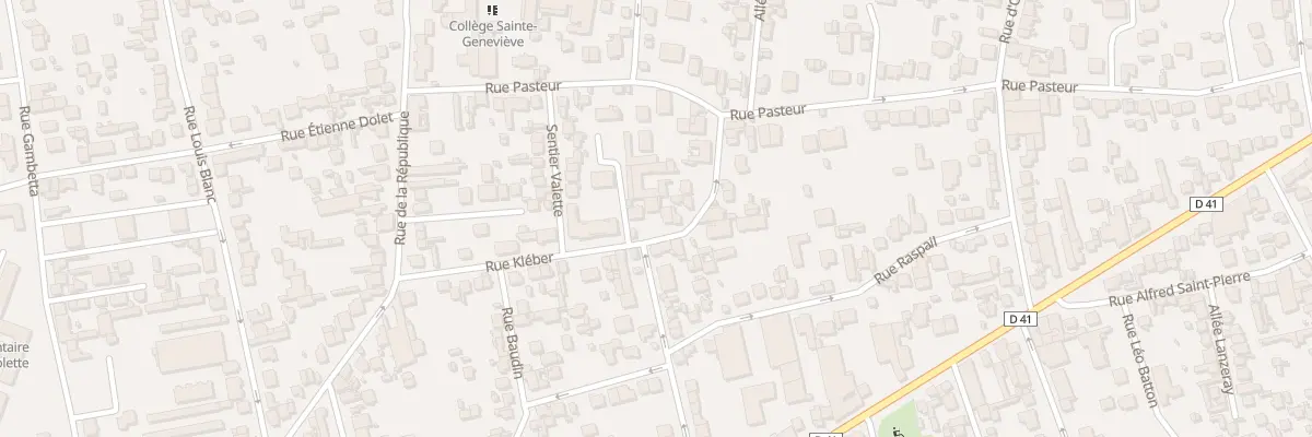 Plan du 23 Rue Kleber à Argenteuil