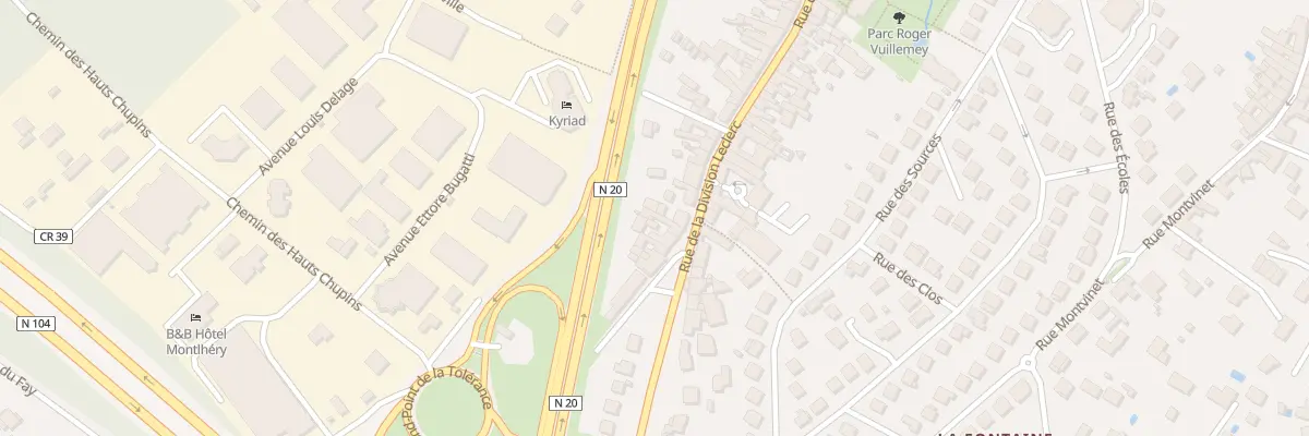 Plan du 116 Rue de la Division Leclerc à Linas
