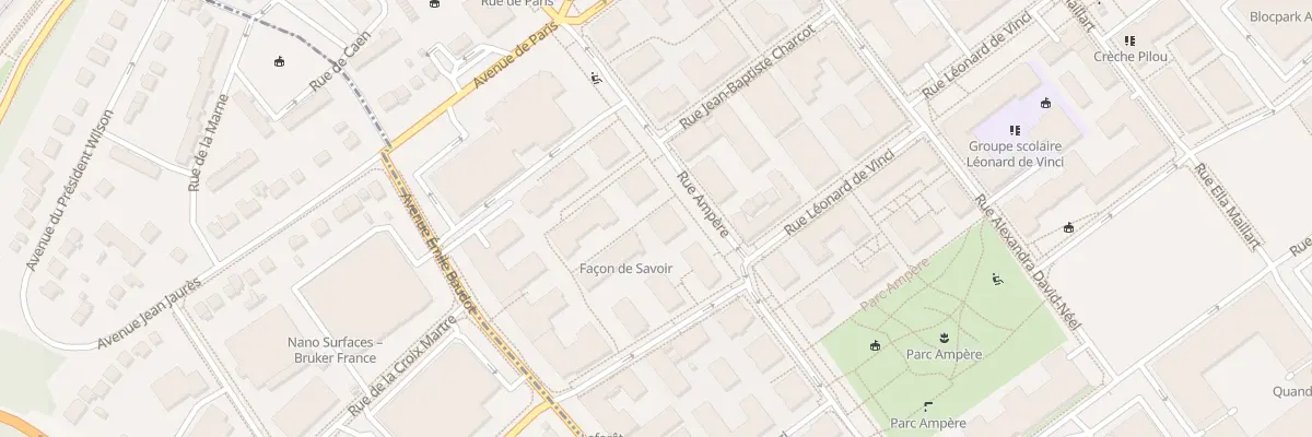 Plan du 10C Rue Ampère à Massy