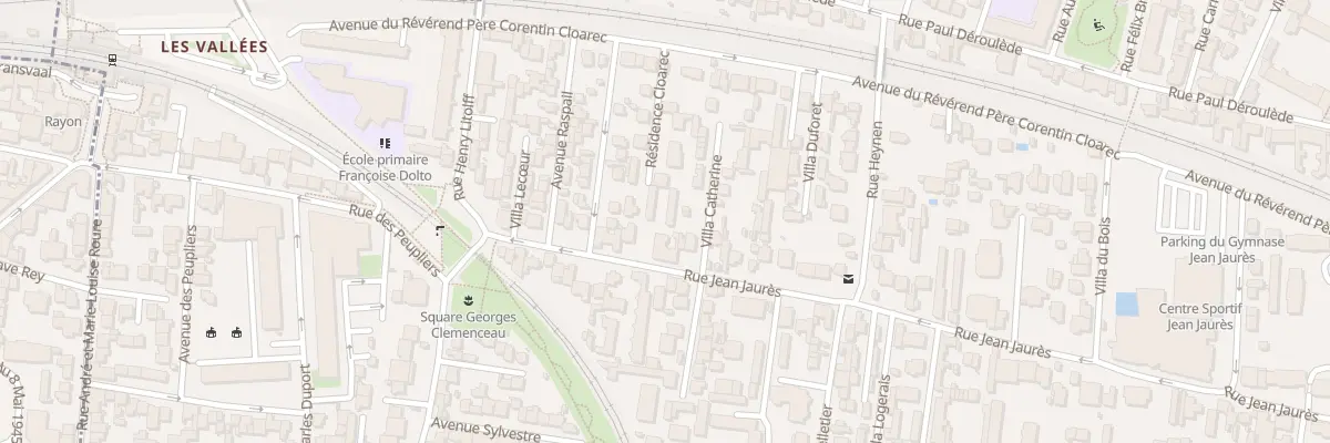 Plan du 96 Rue Jean Jaurès à Bois-Colombes