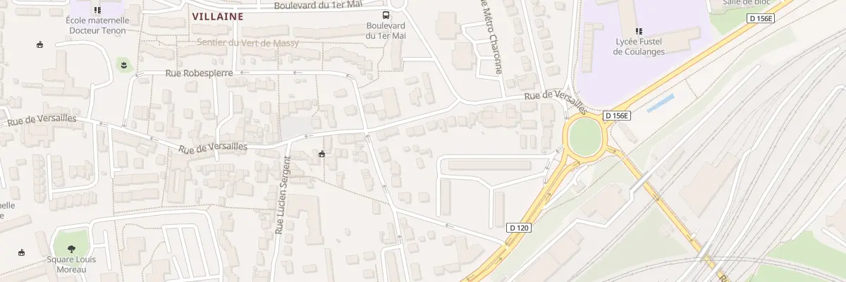Plan du 7T Rue de Versailles à Massy