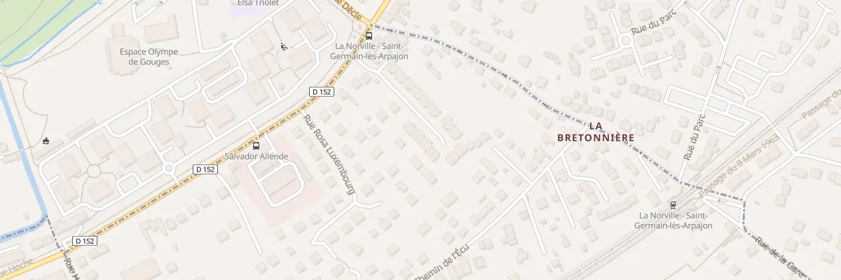 Plan du 8 Rue du Gros Orme à La Norville