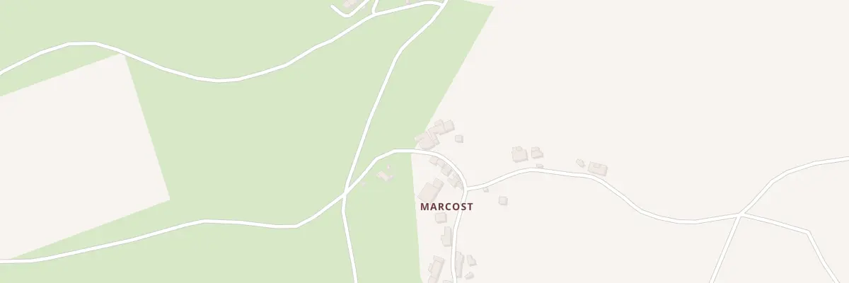 Plan du 21 Marcost à Préveranges
