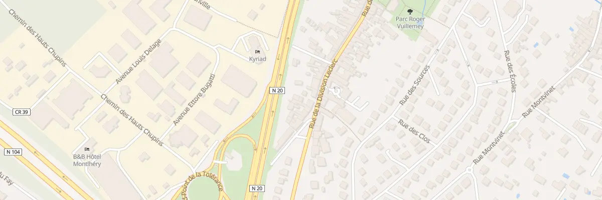 Plan du 114 Rue de la Division Leclerc à Linas