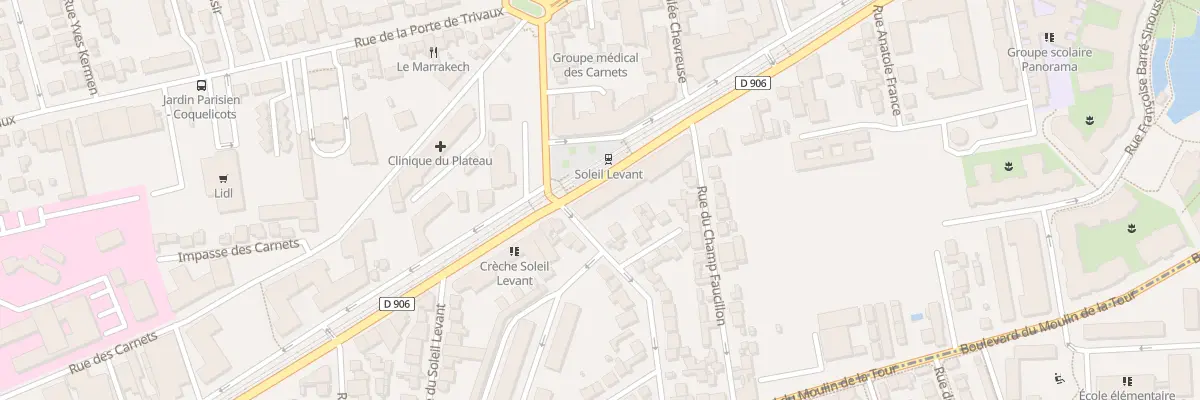 Plan du 121 Av du Gal de Gaulle à Clamart