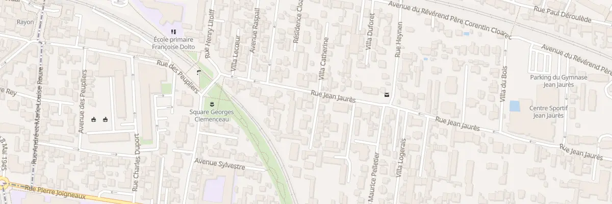 Plan du 105B Rue Jean Jaurès à Bois-Colombes