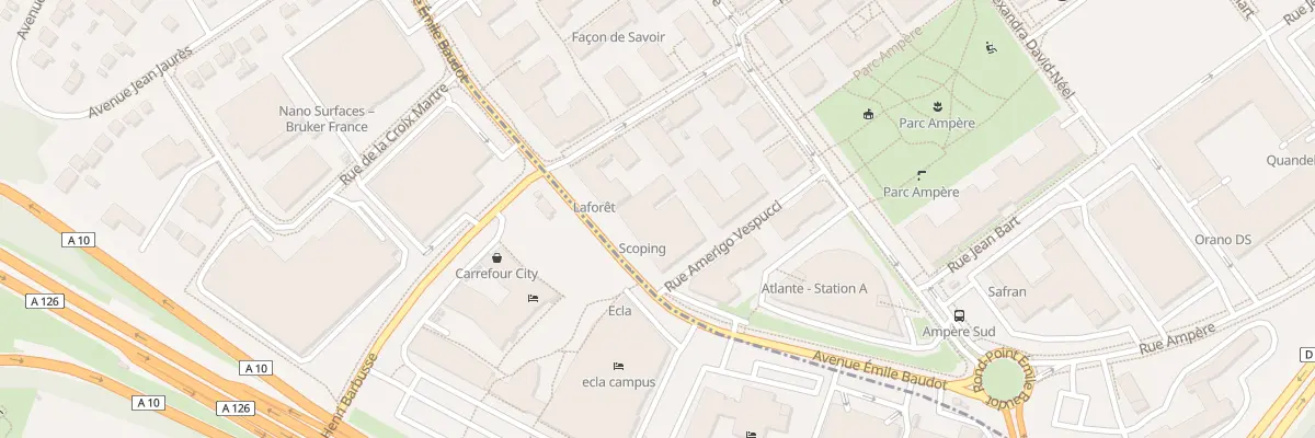 Plan du 6 Rue Amerigo Vespucci à Massy