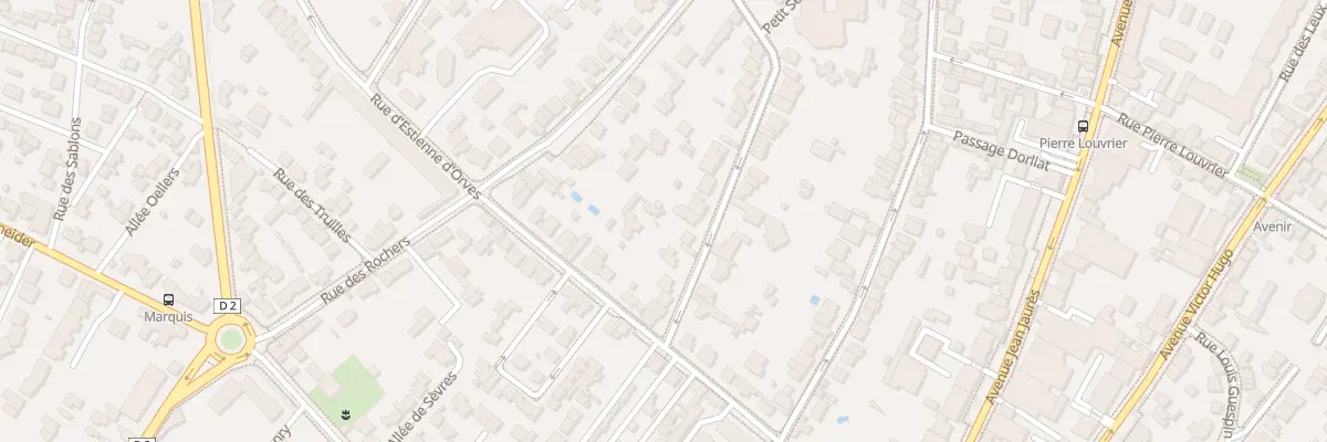 Plan du 11B Rue Pierre Brossolette à Clamart