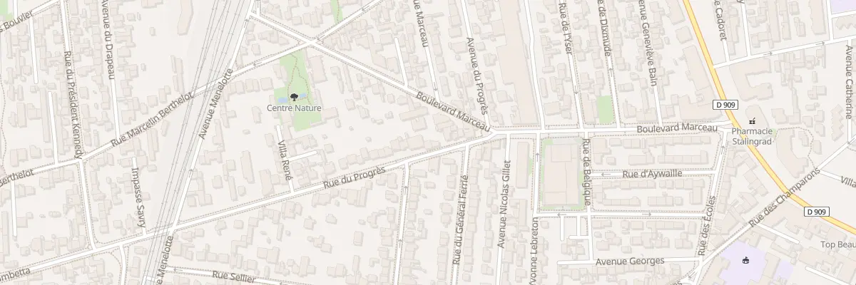 Plan du 55 Rue du Progrès à Colombes