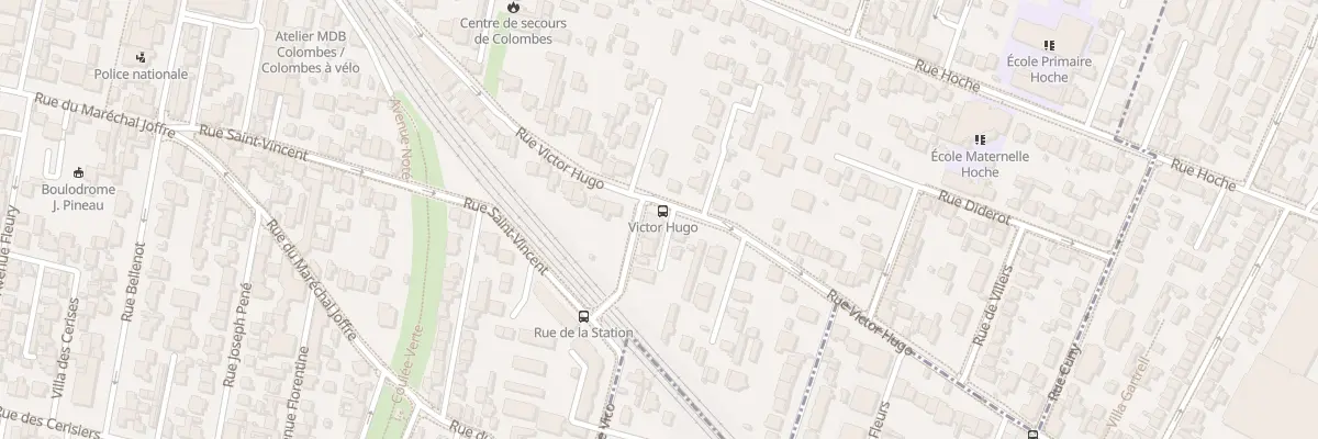 Plan du 40 Rue Victor Hugo à Colombes