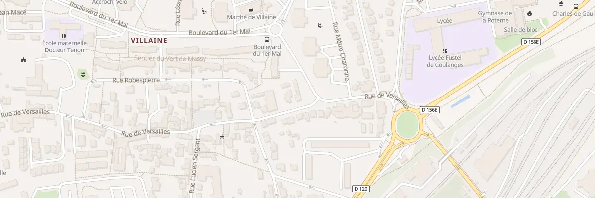 Plan du 6B Rue de Versailles à Massy