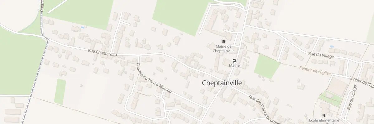 Plan du 12 Rue Chantereau à Cheptainville