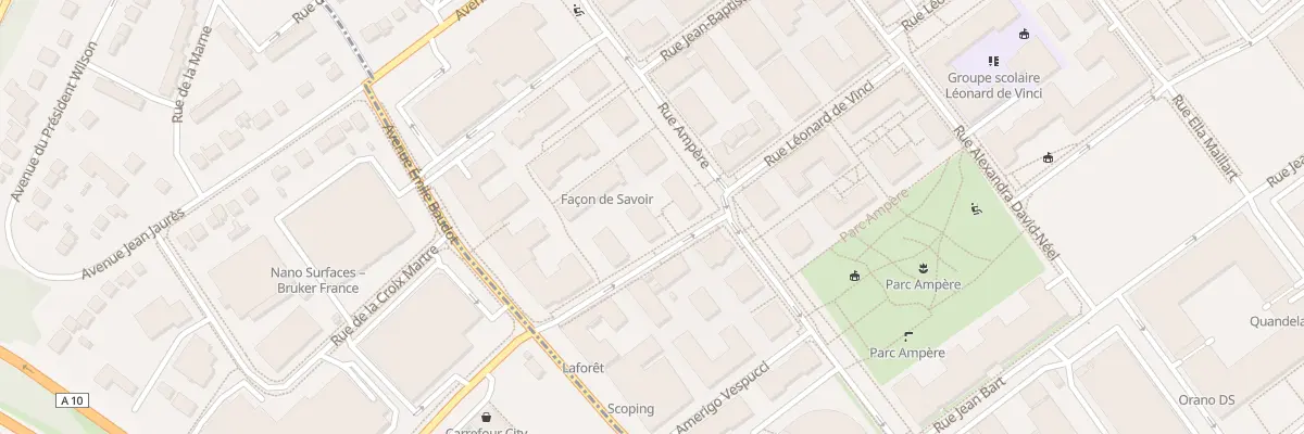 Plan du 2A Rue J.-Francois de la Perouse à Massy