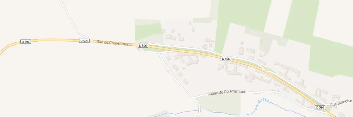 Plan du 261 Rue de Couvremont à Montreuil-sur-Brêche