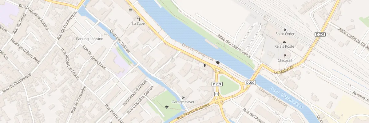 Plan du 19 Quai du Commerce à Saint-Omer