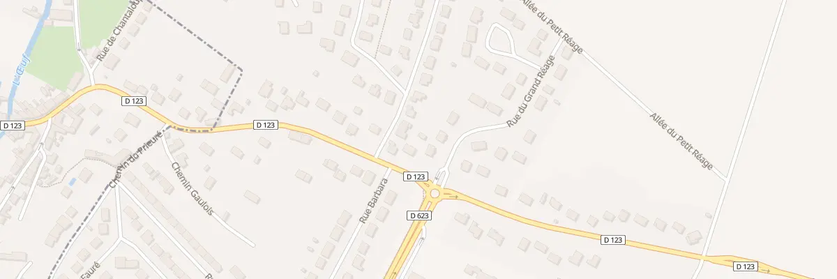 Plan du 35 Rte d’Yevre Le Chatel à Dadonville