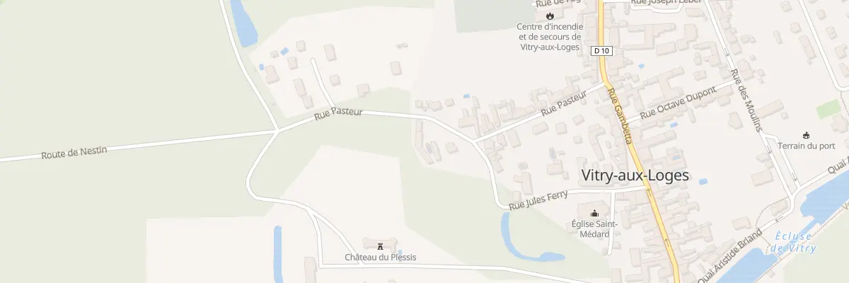 Plan du 19 Rue Pasteur à Vitry-aux-Loges