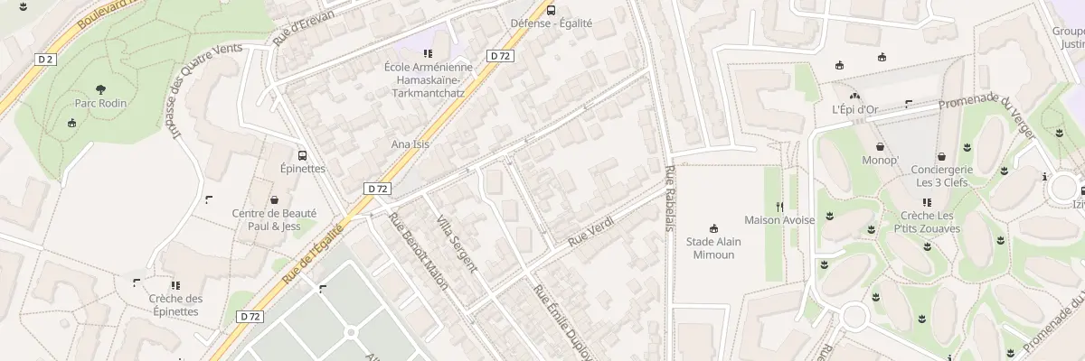 Plan du 5 Rue Emile Duployé à Issy-les-Moulineaux