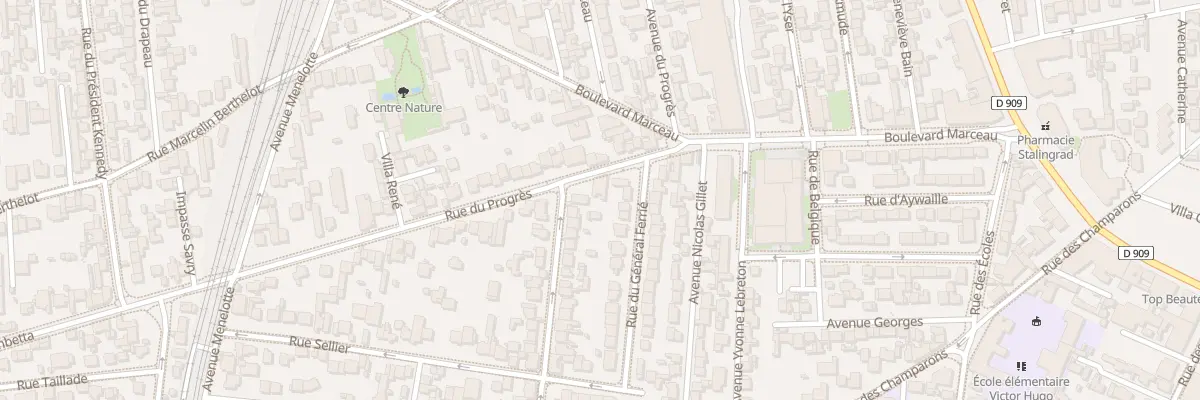 Plan du 56 Rue du Progrès à Colombes