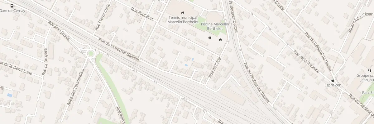 Plan du 91 Rue du Mal Gallieni à Ermont